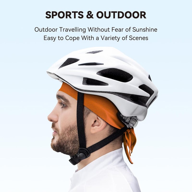 YOHITOP 6 Pack Breathable Doo Rags for Men, Sweat Wicking Dew Rags, Cooling Do Rag Skull Cap Helmet Line for Men - Image 3